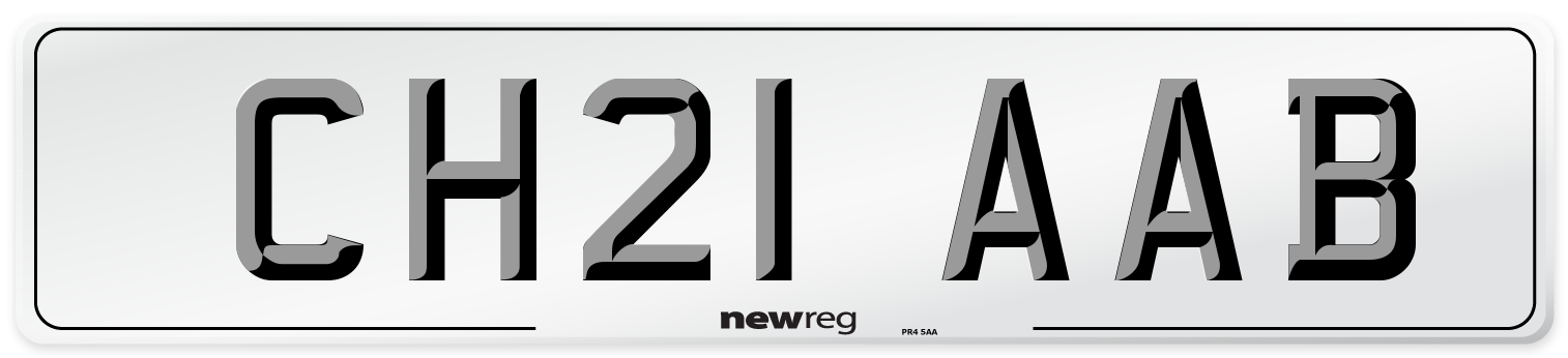 CH21 AAB Number Plate from New Reg